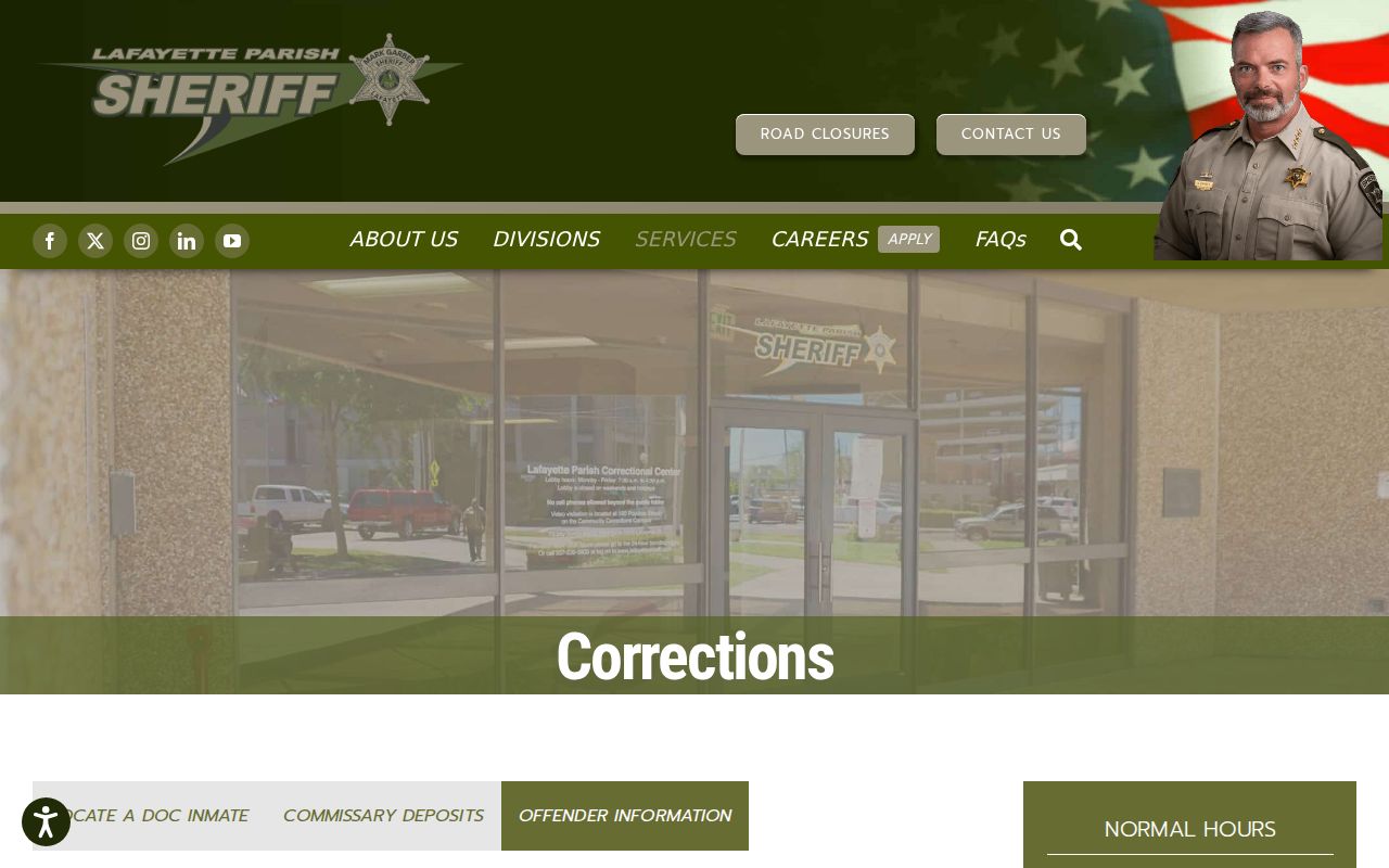 Lafayette Parish warrant records: official sheriff portal instructions for the custody lookup